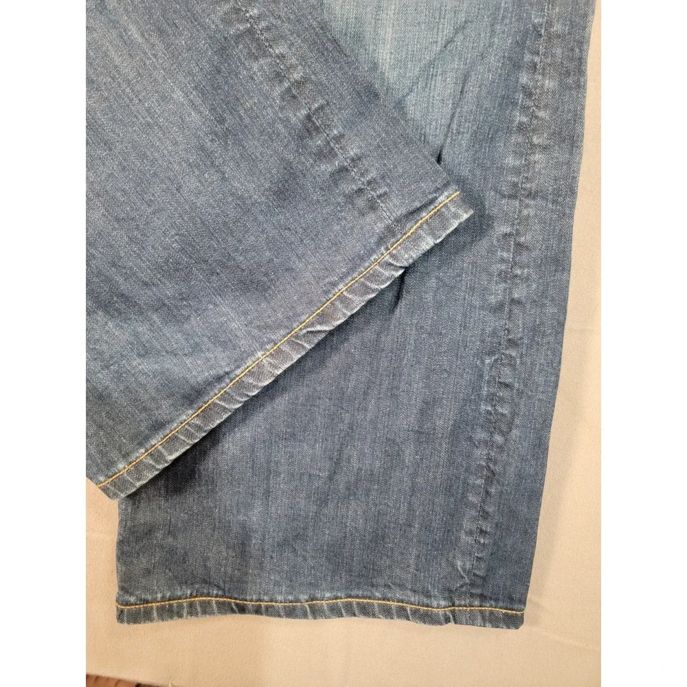 Vigoss Bootcut Jeans Womens 22 Medium Wash Flap Pocket Stretch Denim Blue